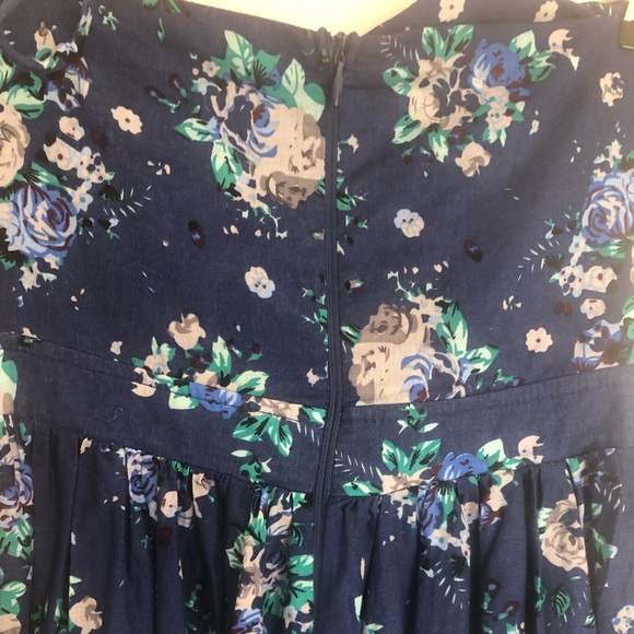 Here Comes The Sun navy floral maxi dress size 10 - Picture 7 of 13